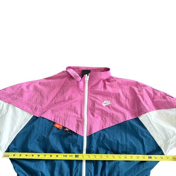 Nike Sportswear Icon Clash Track Jacket Windbreaker Pink Blue Women’s Size Large - Picture 10 of 16